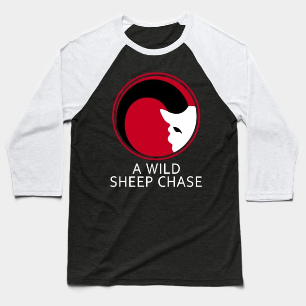 A Wild Sheep Chase Baseball T-Shirt by trimskol